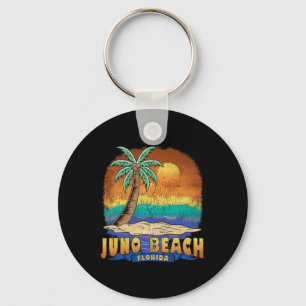 Juno Beach Florida Vintage Distressed Souvenir Key Ring