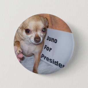 Juno for President 6 Cm Round Badge