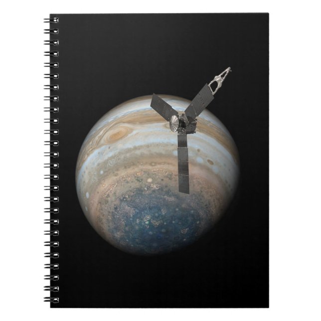 Juno Spacecraft at Planet Jupiter Notebook (Front)