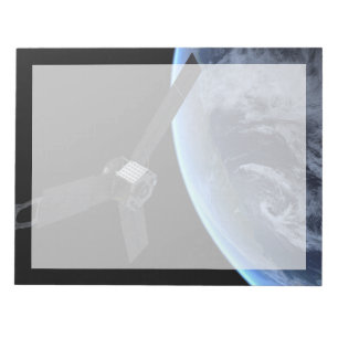 Juno Spacecraft During Its Earth Flyby Notepad