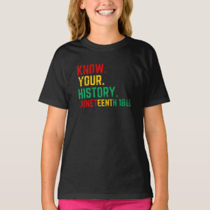 Junteenth Know Your History T-Shirt