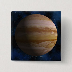 Jupiter 15 Cm Square Badge