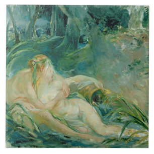 Jupiter and Callisto, after a painting by Boucher Tile