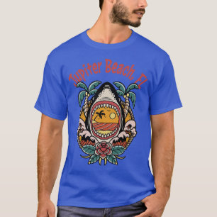 Jupiter Beach Florida East Coast Beaches Surfing S T-Shirt