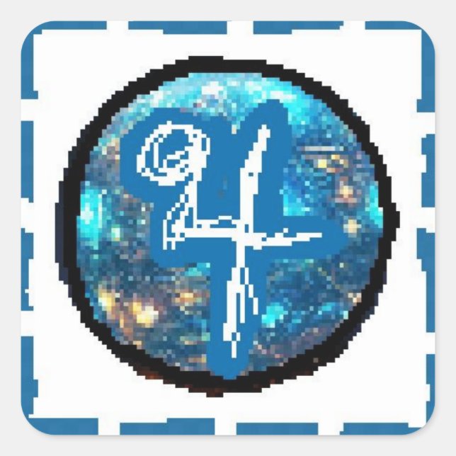 Jupiter Day Square Sticker (Front)