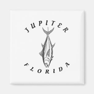 Jupiter Florida Saltwater Beach Fishing Vacation  Magnet