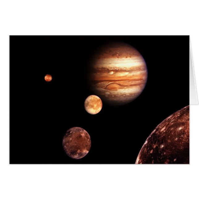 Jupiter Galilean Moons Astronomy & Science Gifts (Front Horizontal)