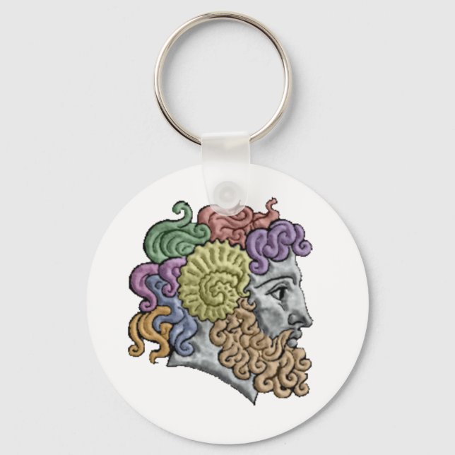 Jupiter Head Keychain (Front)