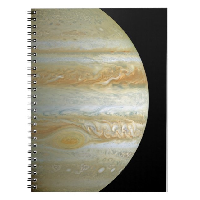 Jupiter Hemisphere at Emporio Moffa Spiral Notebook (Front)