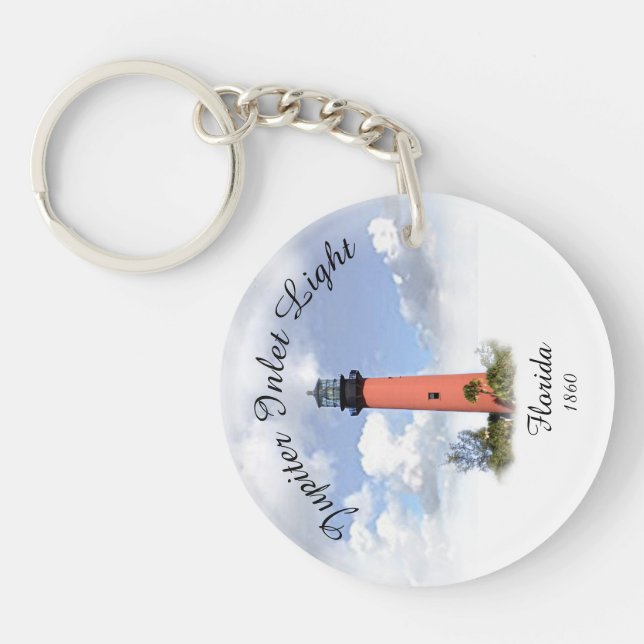 JUPITER INLET LIGHT  o Key Ring (Front)