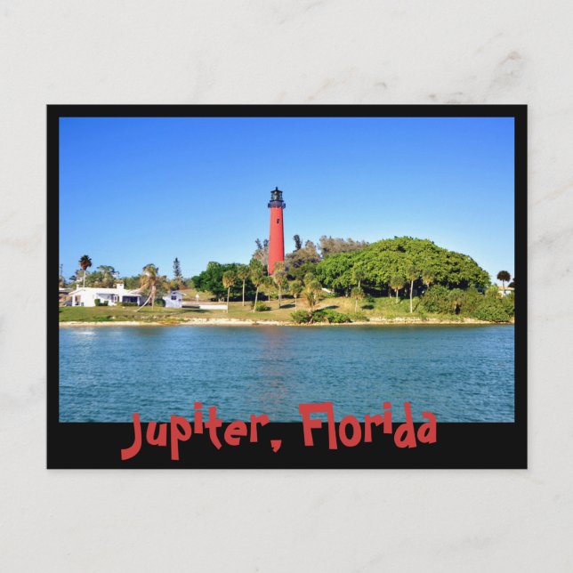 Jupiter Inlet Lighthouse in Jupiter, Florida Postcard (Front)