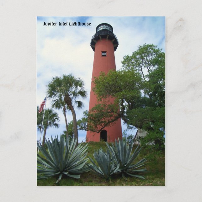 Jupiter Inlet Lighthouse & Museum Jupiter Florida Postcard (Front)