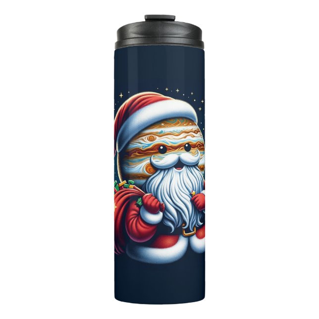 Jupiter Jolly Old St. Nick Santa Claus Astrology Thermal Tumbler (Front)