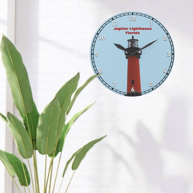 Jupiter Lighthouse Florida Photographic Large Clock (Creator Uploaded)