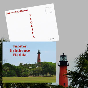 Jupiter Lighthouse Florida Photographic Postcard