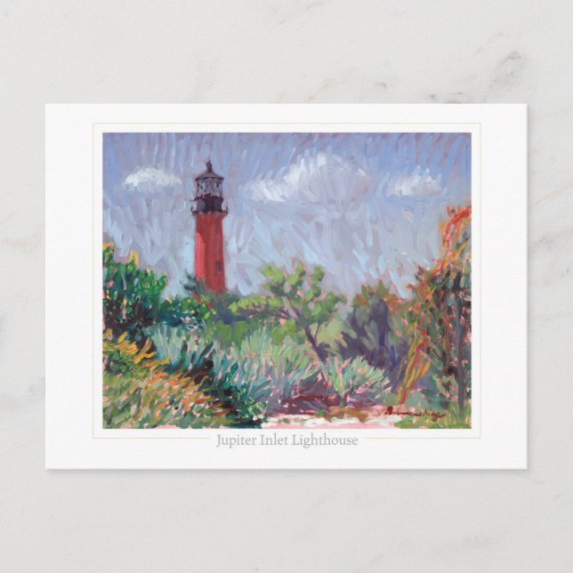 Jupiter Lighthouse postcard (Front)