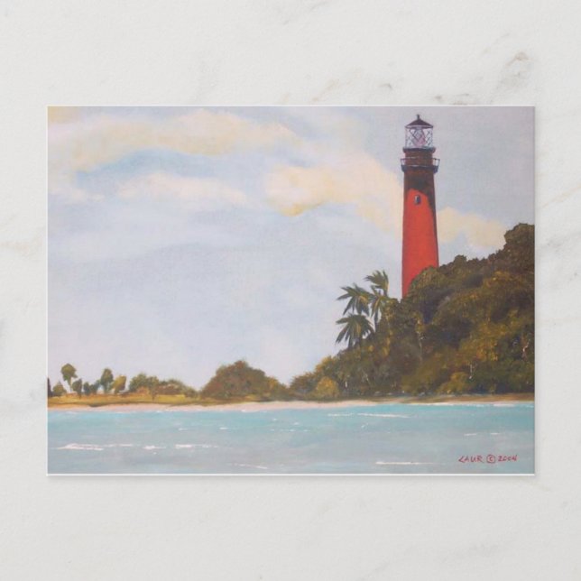 Jupiter Lighthouse Postcard (Front)