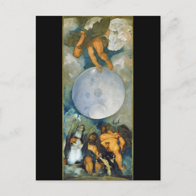 Jupiter Neptune and Pluto by Caravaggio in 1597 Postcard (Front)