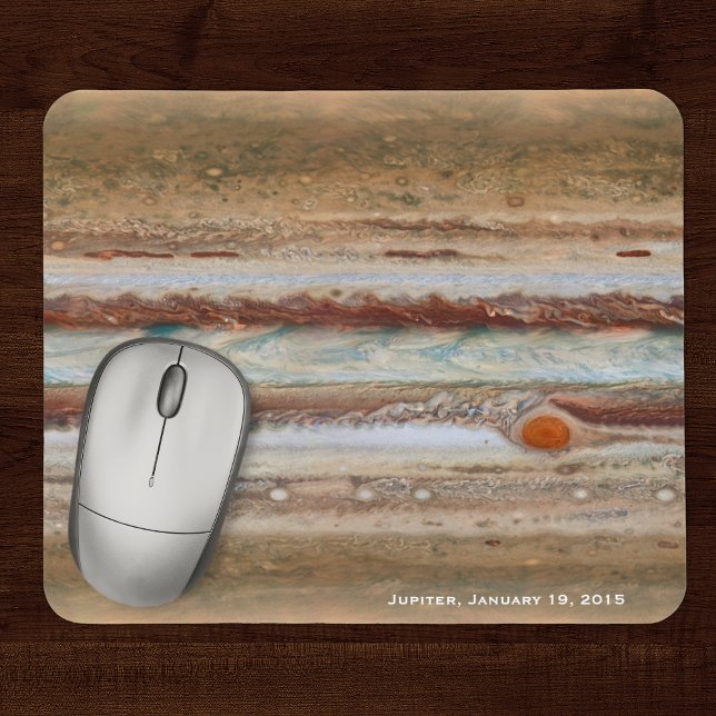 Jupiter Red Spot Close-Up Photograph Mouse Pad (Creator Uploaded)