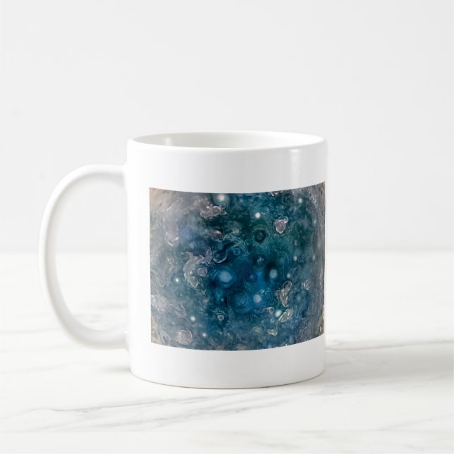JUPITER’S SOUTH POLE COFFEE MUG (Left)