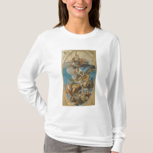 Jupiter Striking Down the Vices (oil on canvas) T-Shirt