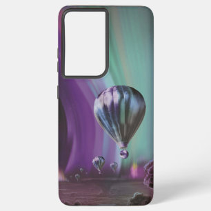 Jupiter Travel by Hot Air Balloon Bighty Auroras Samsung Galaxy Case