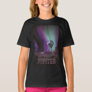 Jupiter Travel by Hot Air Balloon Bighty Auroras T-Shirt