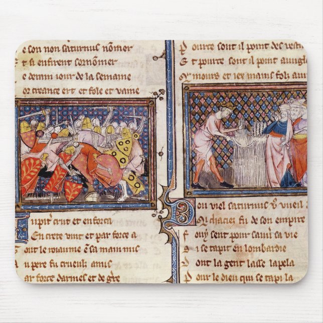 Jupiter versus Saturn: Saturn teaching Mouse Pad (Front)