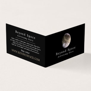 Jupiter's Ganymede Galilean Moon, Astronomy Store Business Card