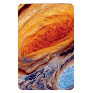Jupiter's Great Red Spot - NASA Voyager Photo Magnet