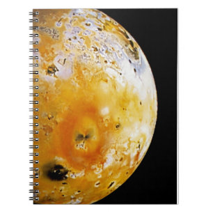 Jupiter's Moon Io Spiral Notebook