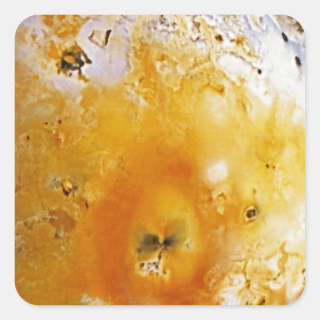 Jupiter's Moon Io Square Sticker (Front)