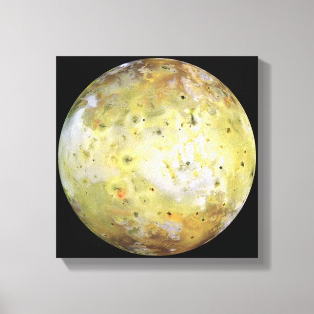 Jupiter's moon Lo Canvas Print (Front)