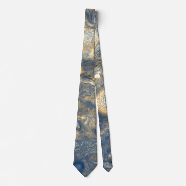 Jupiter's Swirling Clouds Tie (Front)