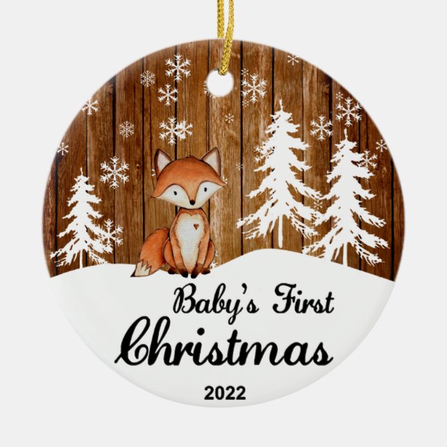 Juppe 2022 baby's first christmas ornaments (Front)