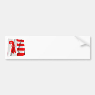 Jura Waving Flag Bumper Sticker