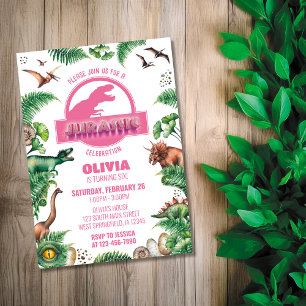 Jurassic Birthday Invitation Jurassic Invite