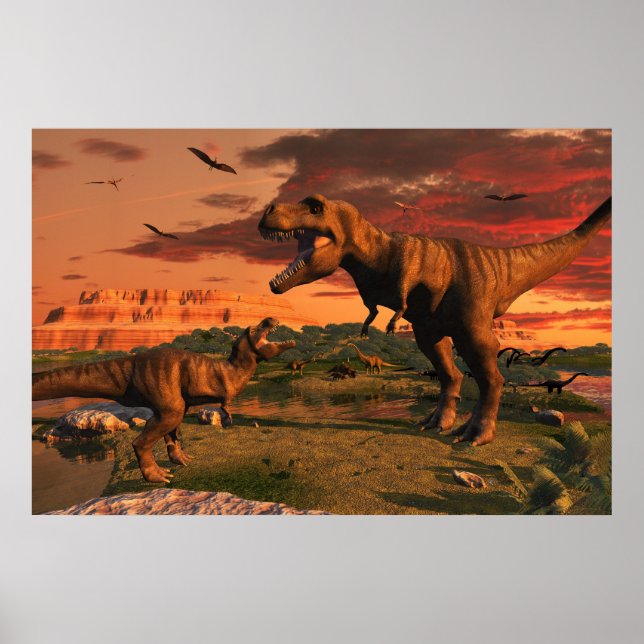 Jurassic dawn poster (Front)