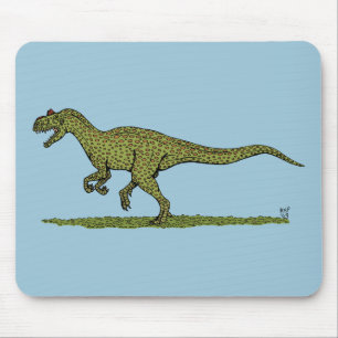 Jurassic Dinosaur Allosaurus Mouse Pad