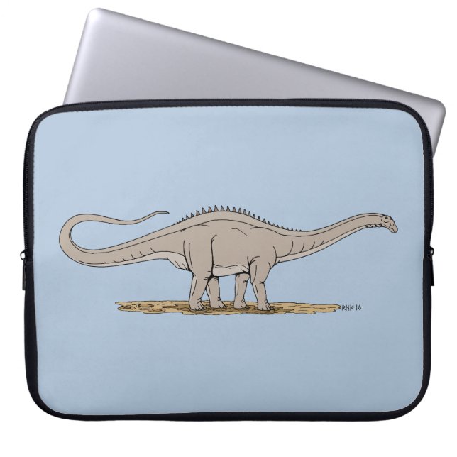 Jurassic Dinosaur Apatosaurus Laptop Sleeve (Front)