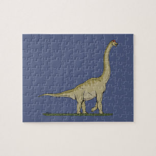 Jurassic Dinosaur Brachiosaurus Jigsaw Puzzle