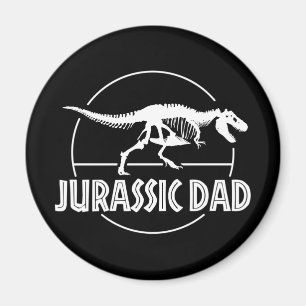 Jurassic Dinosaur Dad Magnet