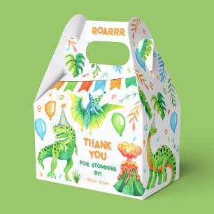 Jurassic Dinosaurs Boy's Birthday Dino Party Favour Box