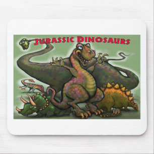 Jurassic Dinosaurs Mouse Pad