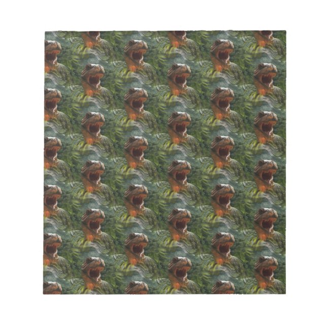 jurassic dinosaurs notepad (Front)