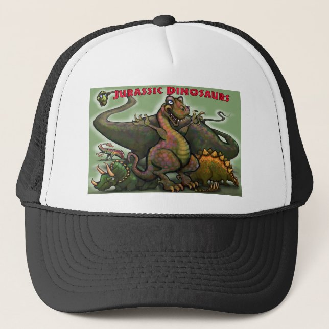 Jurassic Dinosaurs Trucker Hat (Front)