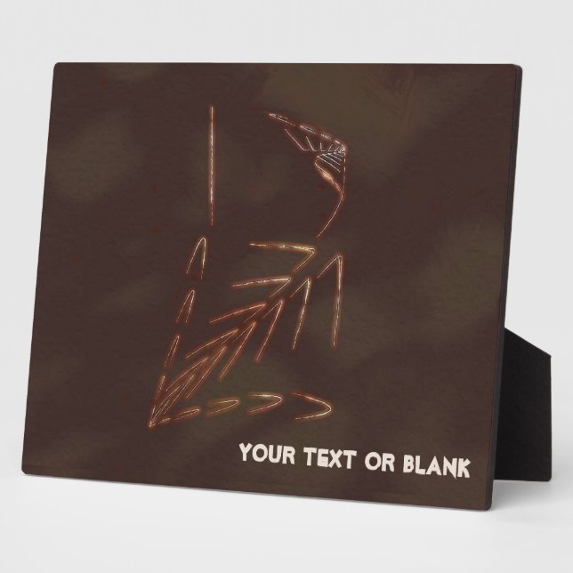 Jurassic Fossil Plaque (Side)