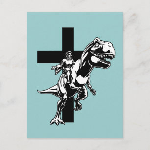 Jurassic Jesus Postcard