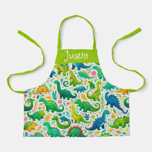 Jurassic Joy Kids' Apron