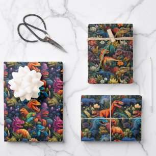 Jurassic Jungle Wrapping Paper